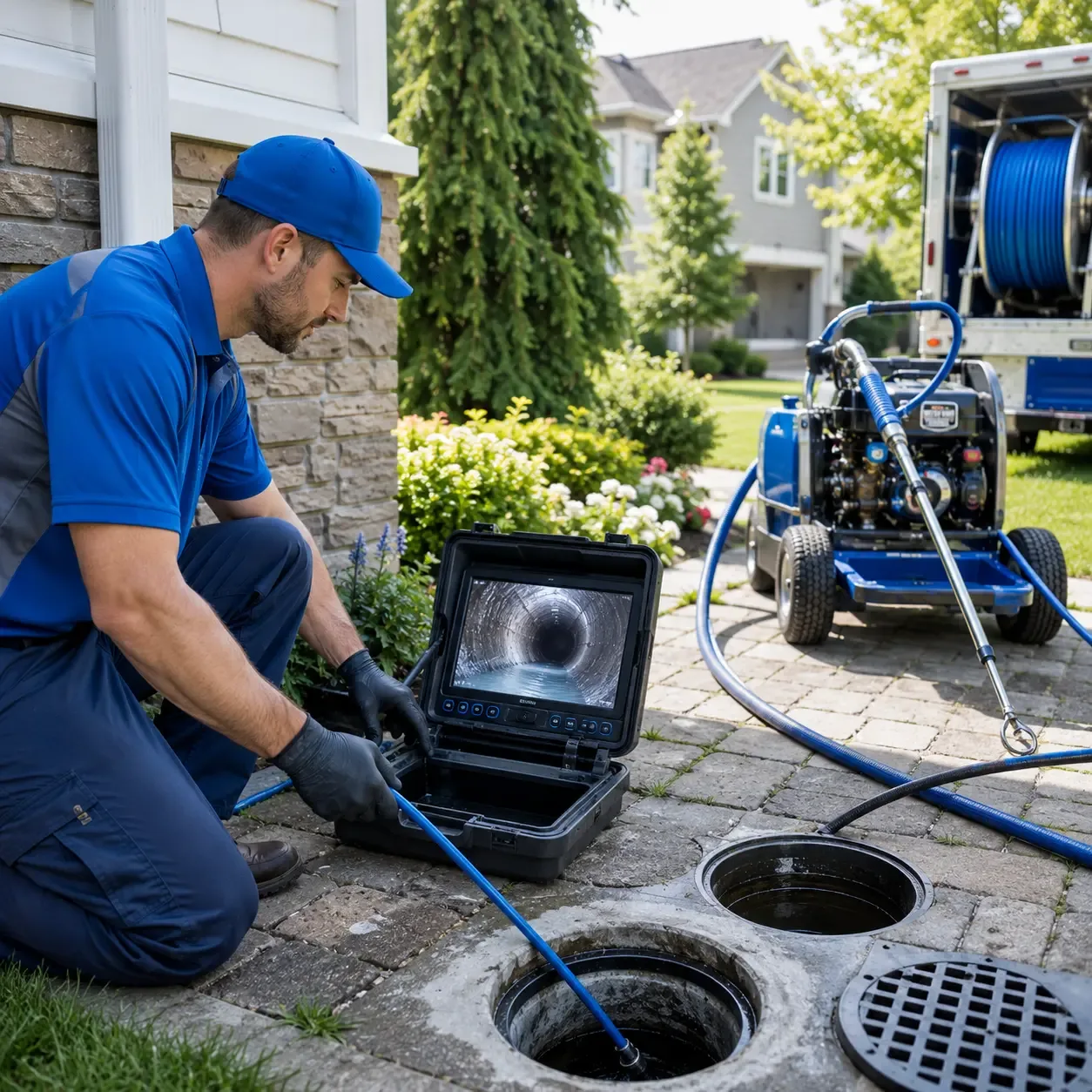 Outdoor drain cleaning professionals serving Whitelaw, WI